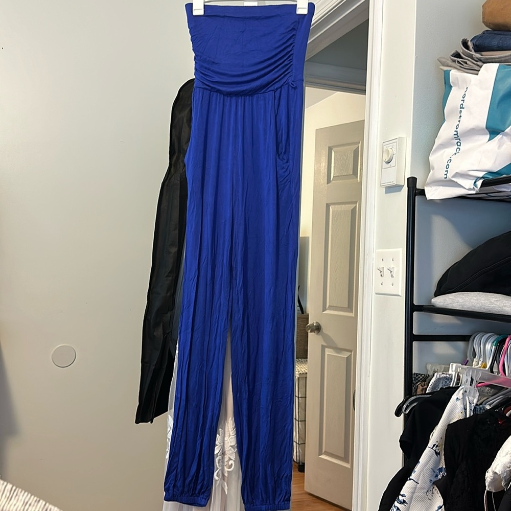 Strapless jumpsuit